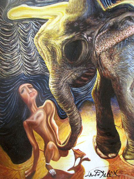Salvador DaliX (2008) oil painting by Kristofer Paetau