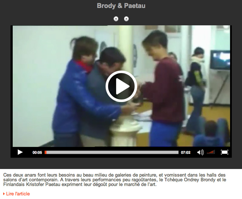 ARTE Tracks in french with Ondrej Brody & Kristofer Paetau 2011